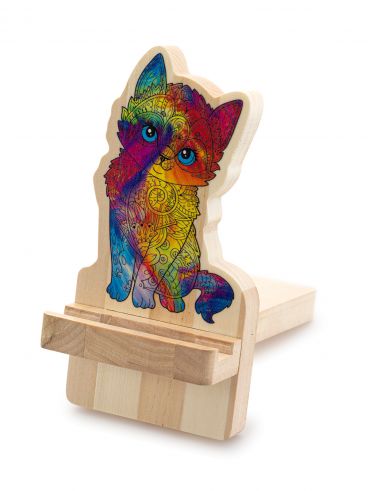 Mobile device stand Kitten