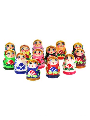 Thimble &quot;Matryoshka&quot; assorted 3x2.5 cm for sewing and needlework / souvenir