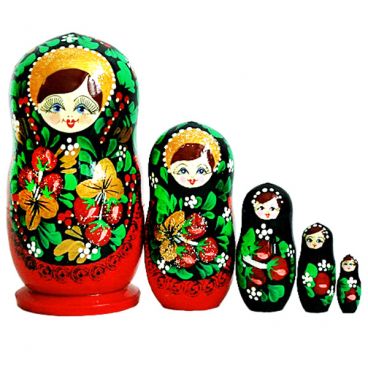 Matryoshka 5 pcs big berries