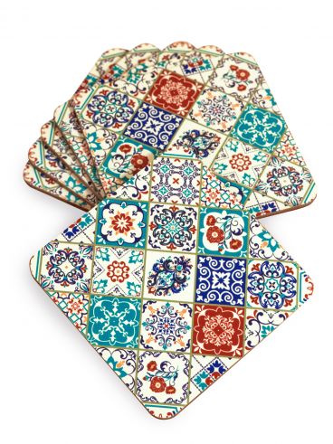 Set of coasters for beer 6 pcs. Vintage 9 * 9