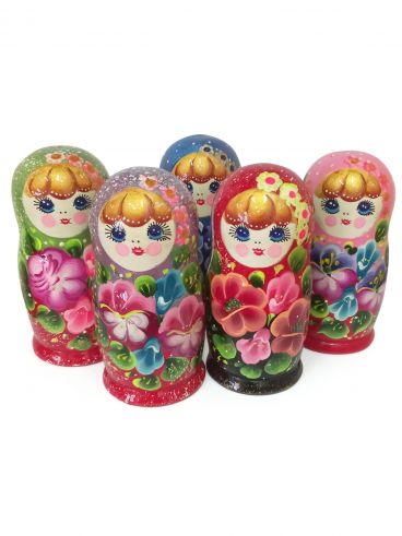 Matryoshka souvenir 5pcs A-category, mix