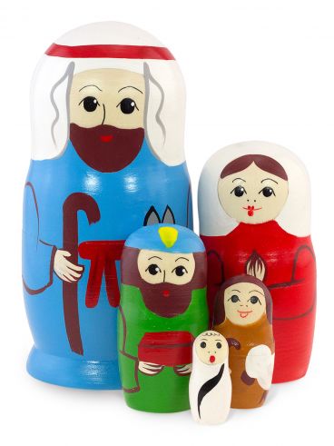 Matryoshka 5 pcs Holy Family