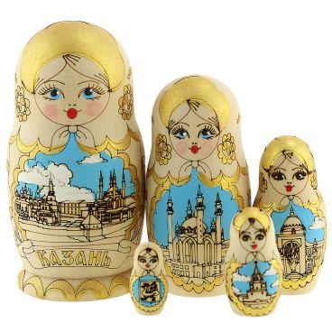 Matryoshka 5 places zhenzhka &quot;Kazan-2&quot;
