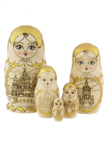 Matryoshka 5 places zhenka &quot;Moscow-1&quot;