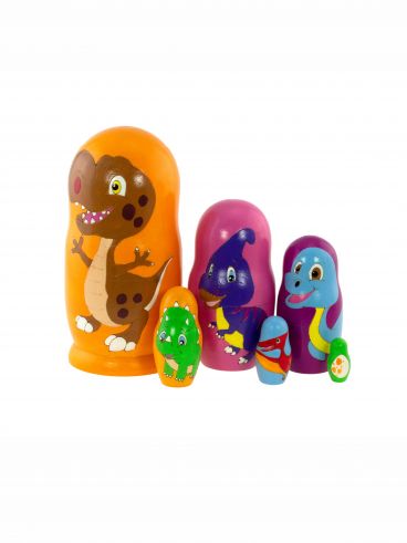Matryoshka Dinosaurs 6 pcs 15.5 cm