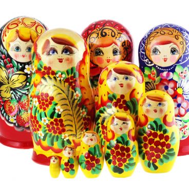 Matryoshka 7 pcs  mix