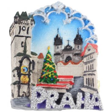 Magnet Prague Day Ceramic