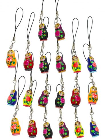 Charm for the phone Matryoshka mix