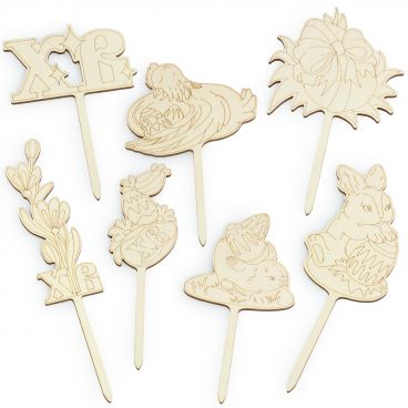 Easter plaques 7 pcs.