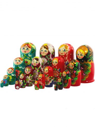 Matryoshka 5 places medium - assorted