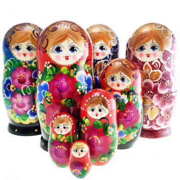 Matryoshka 5pcs a-category mix