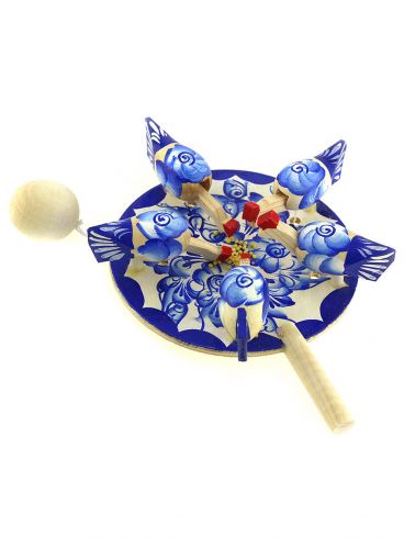 Souvenir toy &quot;Hens &quot;Gzhel&quot;