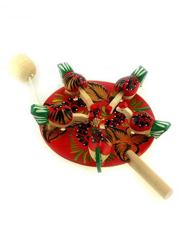 Souvenir toy &quot;Chicken &quot;Currant&quot; red