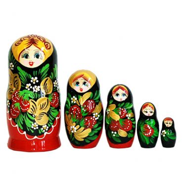 Matryoshka 5 pcs juicy berries
