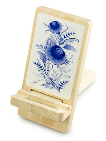 Stand for a mobile device Gzhel