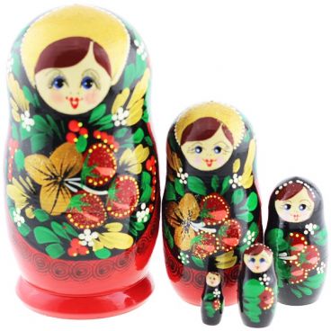 Matryoshka 5 pcs berries