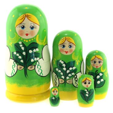Matryoshka average 5 places &quot;Seasons. Spring&quot;