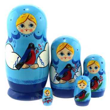 Matryoshka average 5 places &quot;Seasons. Winter&quot;