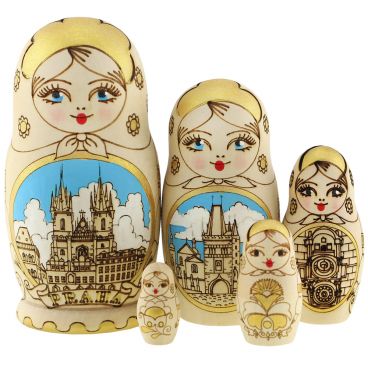 Matryoshka zhzhenka 5 places &quot;Prague-2&quot;