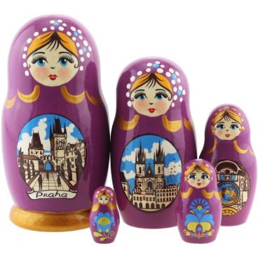 Matryoshka Prague 5 seats lilac