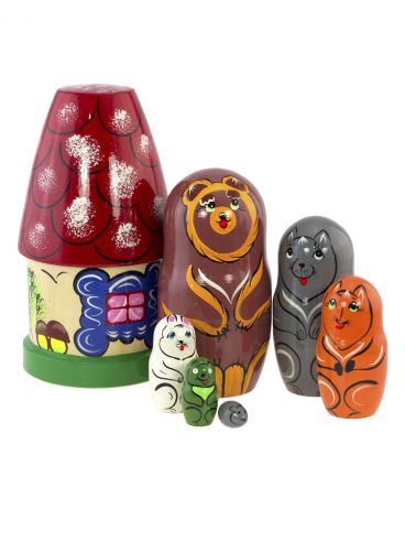 Matryoshka 7 local. Fairy tale &quot; Teremok&quot;