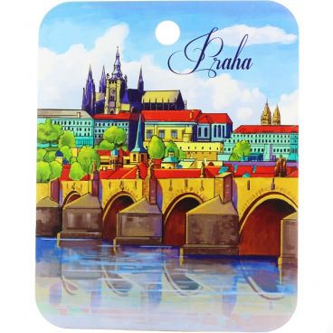 Souvenir board &quot;Prague. Charles Bridge&quot;