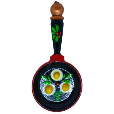 Set of Magnet &quot;Frying pan with scrambled eggs&quot; 10pcs