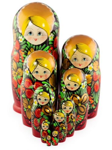 Matryoshka 10 places &quot;Like Khokhloma&quot;