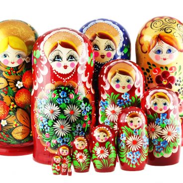 Matryoshka 10 pcs mix