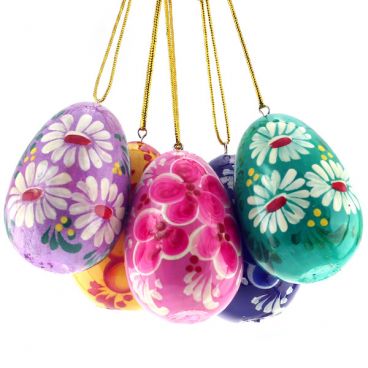 Set Egg small flowers 5pcs/pack assorted