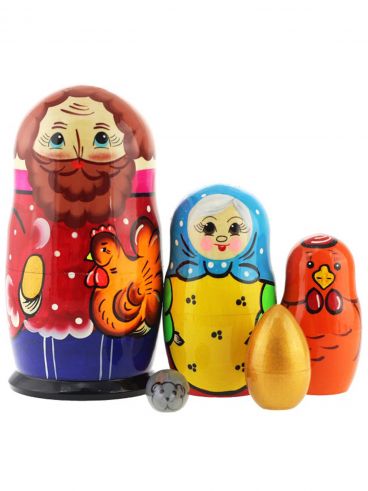 Matryoshka 5 seats &quot;Riaba the Hen&quot;