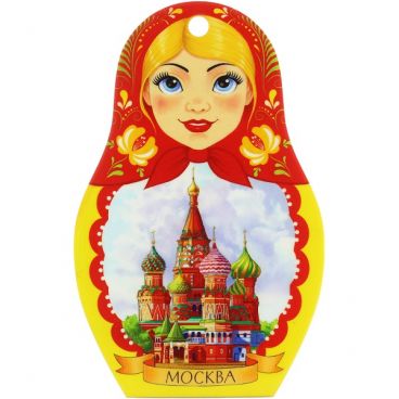 Board matryoshka souvenir &quot;Moscow. St. Basil&#039;s Cathedral&quot;