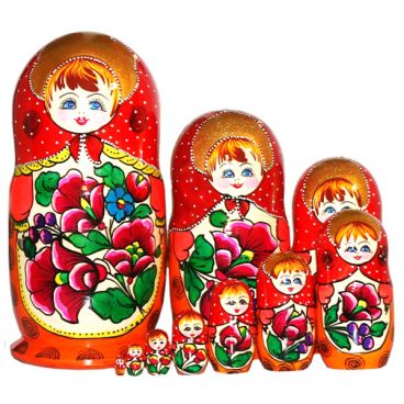 Matryoshka Maidan 10 pcs mix