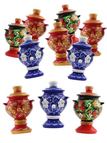 Set of Magnet Samovar assorted 10 pcs