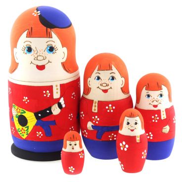 Matryoshka 5 places average Russian Boy