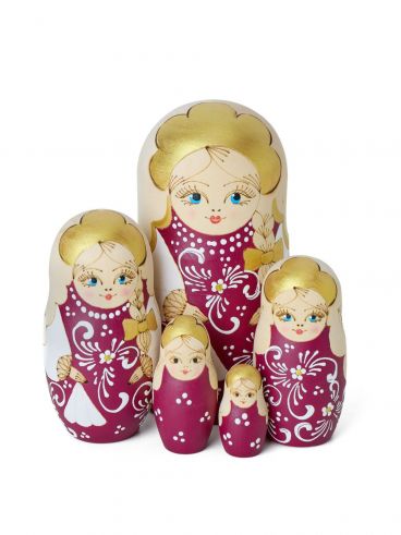 Dolls punch 5 seats Burgundy