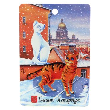 Souvenir board &quot;St. Petersburg cats-1&quot;