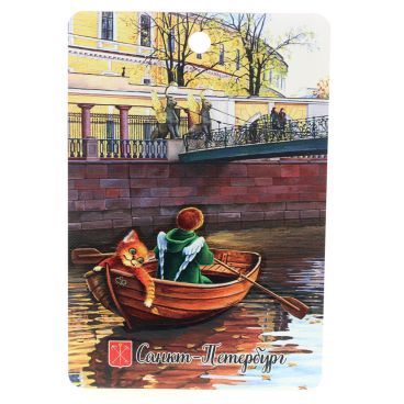 Souvenir board &quot;St. Petersburg cats-3&quot;