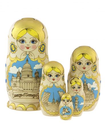 Matryoshka zhenka average 5 places &quot;St. Petersburg&quot;