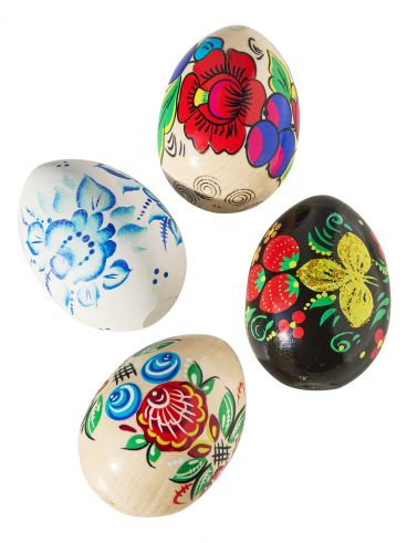 Set of Easter 4 items egg