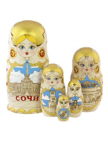 Matryoshka zhenka average 5 seats &quot;Sochi-3&quot;