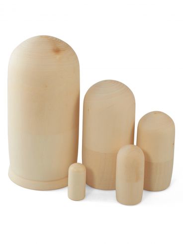Matryoshka 5pcs for DIY straight