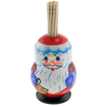 Toothpick Santa Claus