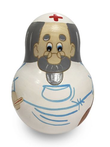 Musical tumbler &quot;Doctor Aibolit&quot; 11 cm / souvenir