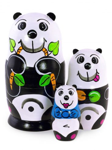 Matryoshka-animal 3 pcs Panda