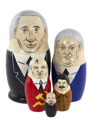Matryoshka 5 pcs &quot;Putin&quot;