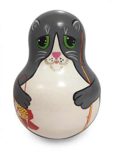 Musical tumbler &quot;Fishing Cat&quot; 1.5 cm / souvenir